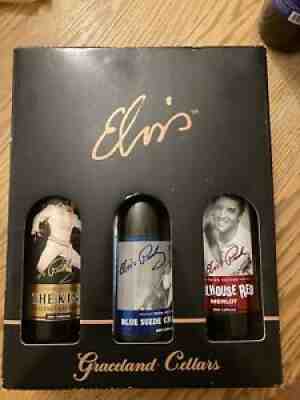 Elvis Presley Graceland Cellars Commerative Party Pack