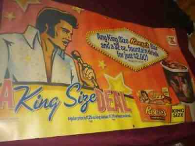 Elvis Presley Reeses Candy Large Banner