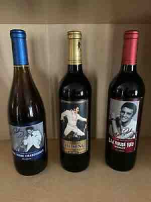 Elvis Presley Graceland Cellars Wine Set Without Box