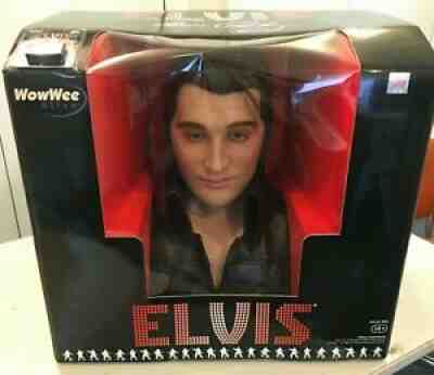NOS WOWWEE ALIVE ELVIS PRESLEY SINGING AND TALKING BUST / ELVIS MEMORABILIA