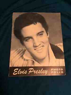 1957 ELVIS PRESLEY Photo Folio Concert Program Jailhouse Rock with Ticket Stubs