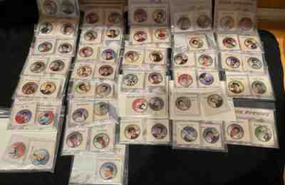 Elvis Presley Colorized Kennedy 66 Total Half Dollar Coins