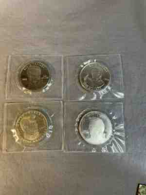 4 Elvis Presley $5 Commemorative Coin, 1993,95,96,97 Marshall Islands