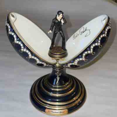 Ardleigh Elliott Elvis Presley â??68 Comeback Special Music Box Faberge Egg
