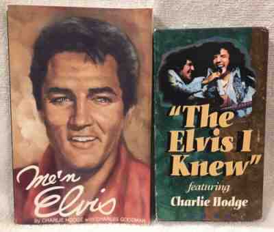 Charlie Hodge Me 'n Elvis (Presley) Signed Book & The Elvis I Knew VHS Tape