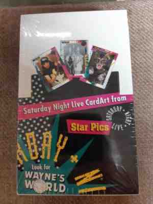  MATT 1992 STAR PICKS SATURDAY NIGHT 11 BOXES---WAYNE WORLD CARDS