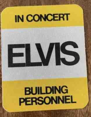 Elvis Presley Tour Backstage Pass- Signed by Joe Esposito- Original Mint