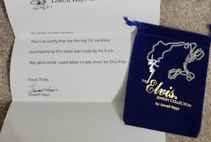 ELVIS PRESLEY TLC TCB Necklace Original Mold  Sterling Silver Lowell Hays COA