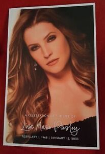 LISA MARIE PRESLEY FUNERAL PROGRAM CELEBRATION OF LIFE FEB 1, 1968 - JAN 12 2023