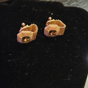 Elvis Presley Owned & Worn Gold Cufflinks from his hairdresser Homer Gilleland