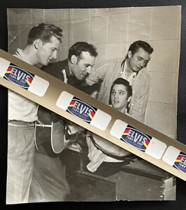 The Original Elvis Million Dollar Quartet Press Scimitar Photo 1956 Sun / RARE