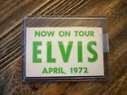Extremely Rare Vintage 1972 Elvis Presley Backstage Pass