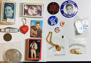 Elvis Presley Vintage Memorabilia Lot of 17