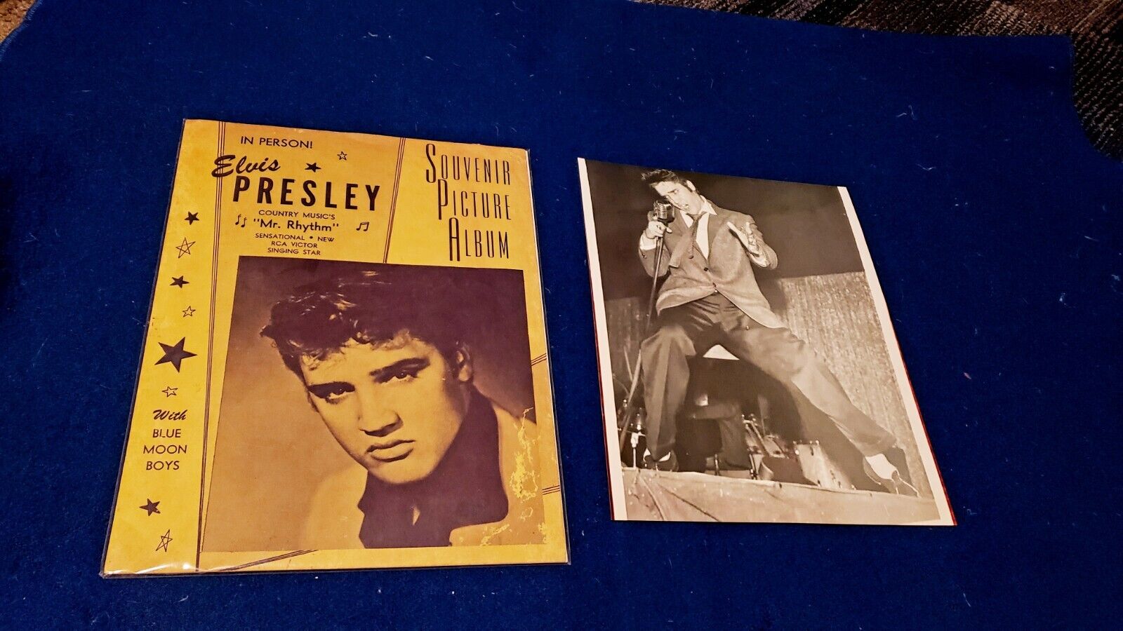 ELVIS PRESLEY 1956  MR RHYTHM FIRST  EVER CONCERT PROGRAM  VERY RARE 1950S EXCEL