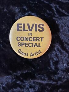 Elvis Presley "In Concert Special Guest Artist" Badge from Graceland Archives