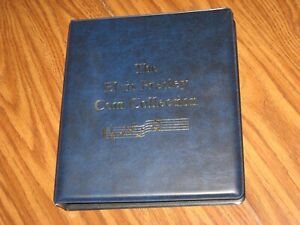 THE ELVIS PRESLEY 64 COLORIZED KENNEDY HALF DOLLAR COIN COLLECTION WITH FOLDER