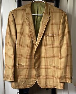 Worn by Elvis sports jacket blazer Small to medium - 1950s mustard yellow