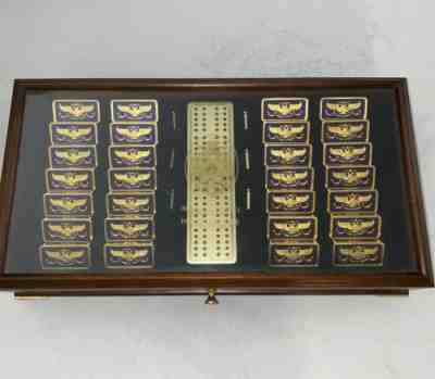 House of Faberge Imperial Dominoes & Cribbage Set Franklin Mint