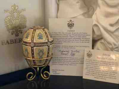 Faberge Kelkh Twelve Panel Egg With Original Box And COA