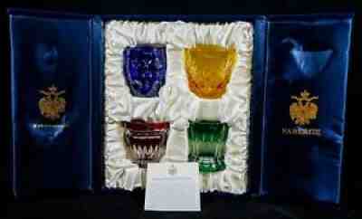 FabergÃ© Imperial Collection Na Zdorovye Edition 1 Rocks Glass Set in Box