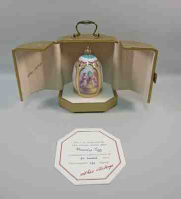 Theo Faberge PHOENIX EGG Bone China & Sterling Egg ST PETERSBURG COLLECTION