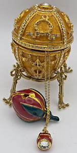 Authentic Imperial Faberge Egg ~ Gold Rosebud Egg ~ NO Box or Certificate