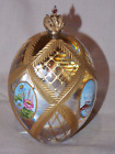 SIGNED THEO FABERGE CRYSTAL FOUR SEASONS EGG THE ST. PETERSBURG COLLECTION #337