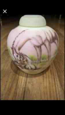 Fenton Limited Edition Mother’s Day Burmese Horse Ginger Jar