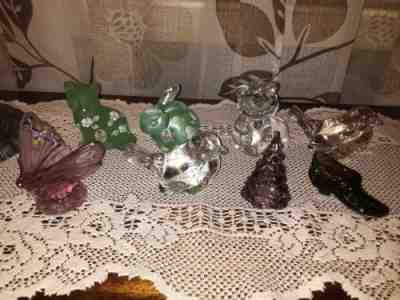 Fenton Lot of 8 Assorted Critters 
