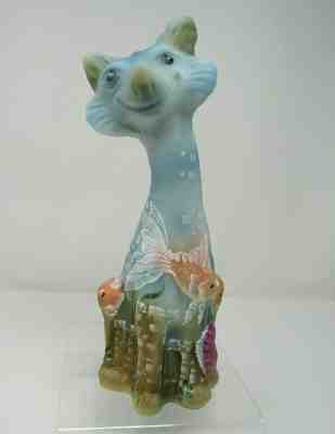 Fenton Glass Alley Cat Gold Fish Bowl JK Spindler. #3 of 10. 2019. Shell, Eel