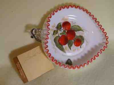 Sold at Auction: FENTON 8 HP LOUISE PIPER PLATE