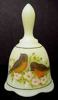 Sold at Auction: FENTON 4 BURMESE HP BELL LOUISE PIPER