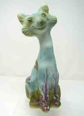 Fenton Glass Alley Cat Dolphin Turtle Sea Scape JK Spindler. #3 of 9. 2019.