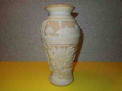 Fenton Art Glass "Bridging the Pond"  Chocolate Cameo Gallery Collection #32/75