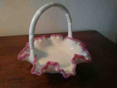 10 HTF MCM 1960-1961 Pink White Fenton Glass Apple Blossom items