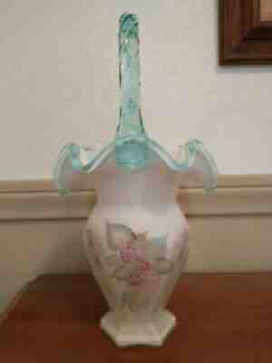 fenton art glass basket the glass legacy collection.