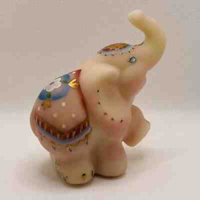 RESERVED for JOEY Fenton Burmese Satin Glass Circus Elephant, Duck, Dog