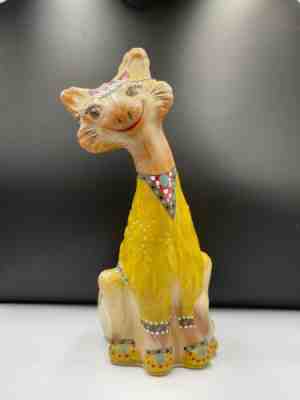 Fenton glass Marilyn Wagner Native American alley cat