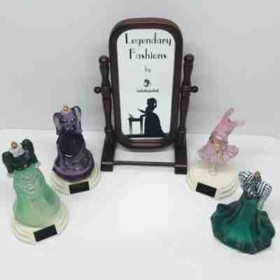 Fenton Legendary Fashions Victorian Walking Dress Gibson Girl Flapper Mirror Lot