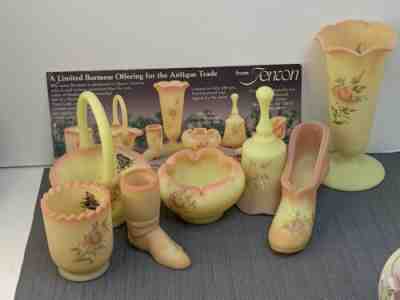 Fenton Progressive Set Rare And Collectible Fenton Art Glass : 1986 Value Guide - Price List ...