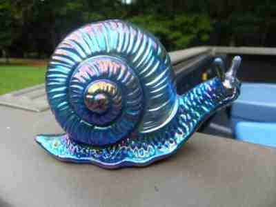 Rare Vintage Fenton Favrene Snail Figurine