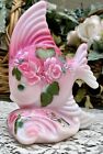 FENTON FOR HEISEY ROSALENE FISH FIGURINE PAINTED BY KATHLEEN SPONSLER..Pl  Read