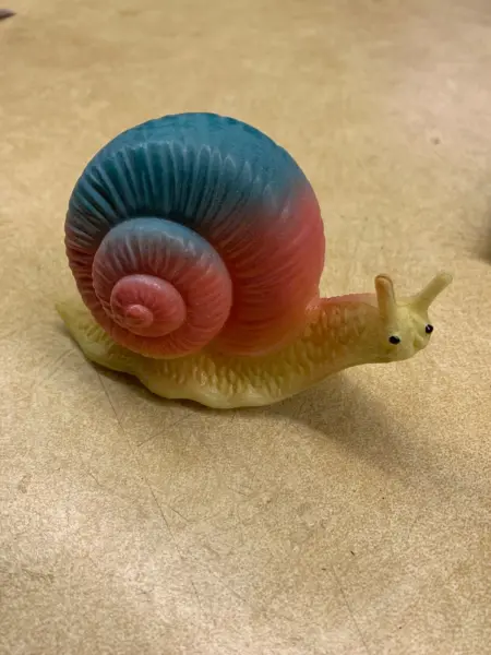 Fenton Airbrushed Rare Snail Tie Dye Beautiful