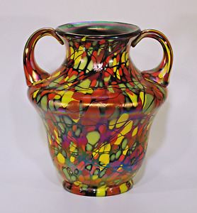 Fenton Dave Fetty Myriad Mosaic Vase, LTD, Centennial Collection