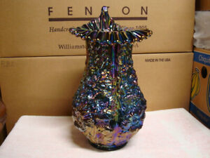 FENTON POPPY TULIP VASE 13.5 INCHES TALL - SINGLETON BAILEY