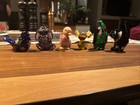 Vintage Fenton Hand Painted Sing Duck, Bird Cat And More