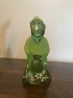 Fenton Glass Green Turtle Mushroom Halloween Witch Kibbe Limited Edition 6 Of 13