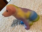 Fenton Tye dye lab dog Carolyn Collection limited edition