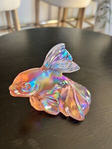 Fenton Koi Fish Pink Iridescent