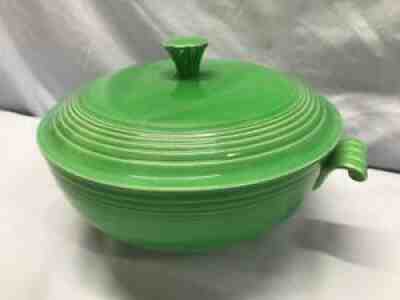 Vintage 50's Color FIESTAWARE - MEDIUM GREEN - Covered CASSEROLE